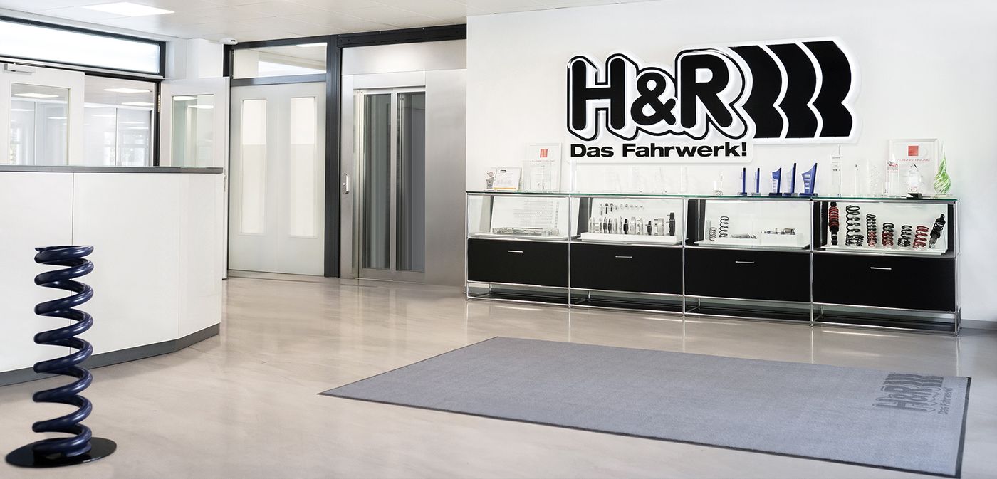 Entrada da fábrica da H&R em Lennestadt, na Alemanha